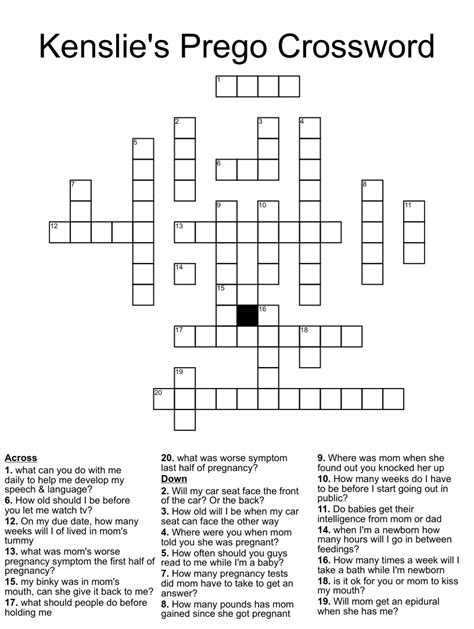 Prego rival crossword. Things To Know About Prego rival crossword. 